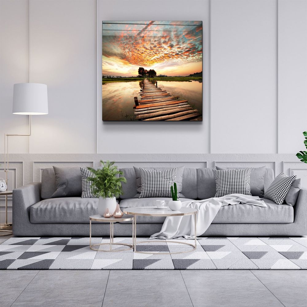 Autres décorations murales - ・"Sea Landscape"・Glass Wall Art | Artdesigna Glass Printing Wall Arts. - ARTDESIGNA