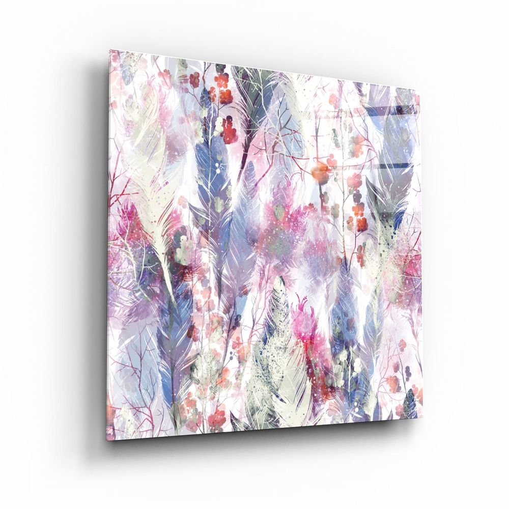 Other wall decoration - ・"Tropical Leaves"・Glass Wall Art | Artdesigna Glass Printing Wall Arts. - ARTDESIGNA