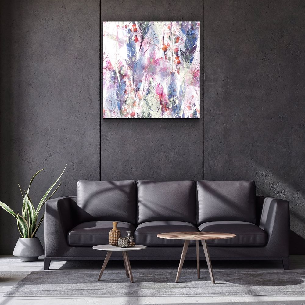 Other wall decoration - ・"Tropical Leaves"・Glass Wall Art | Artdesigna Glass Printing Wall Arts. - ARTDESIGNA