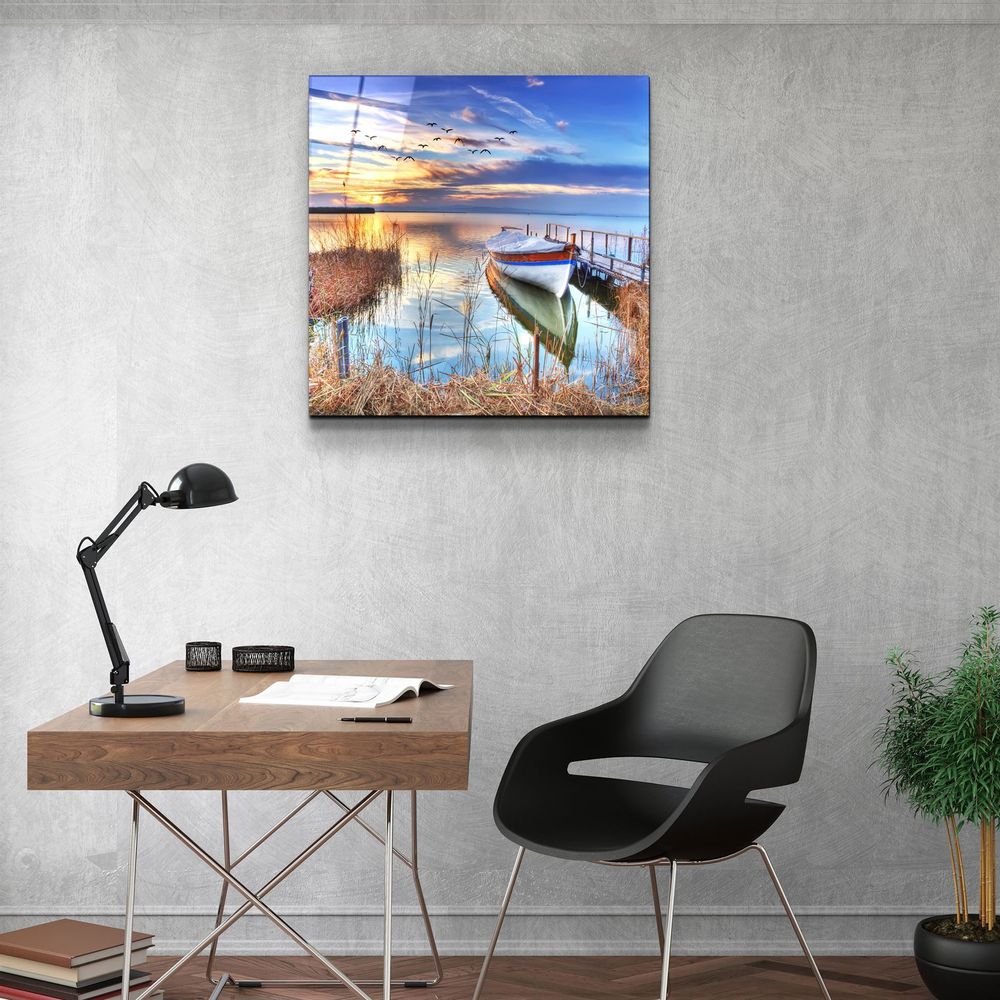 Other wall decoration - ・"Sunset Landscape"・Glass Wall Art | Artdesigna Glass Printing Wall Arts. - ARTDESIGNA
