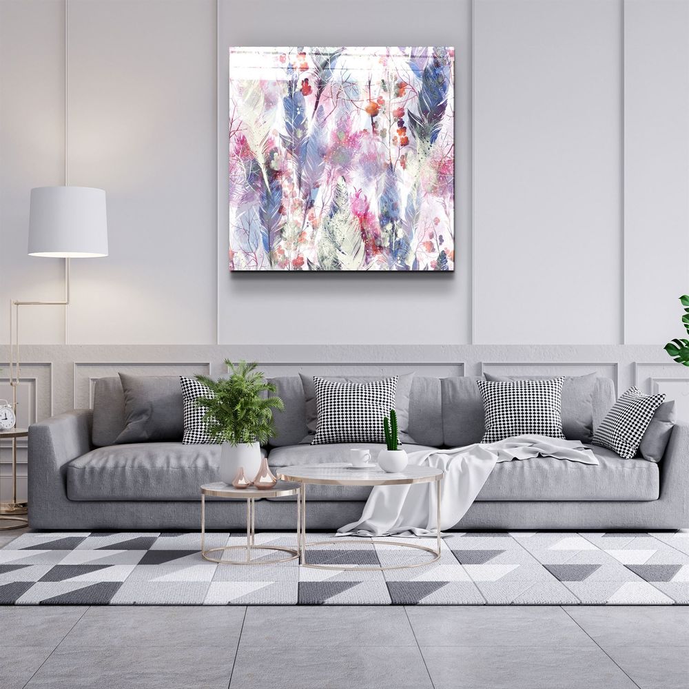 Other wall decoration - ・"Tropical Leaves"・Glass Wall Art | Artdesigna Glass Printing Wall Arts. - ARTDESIGNA