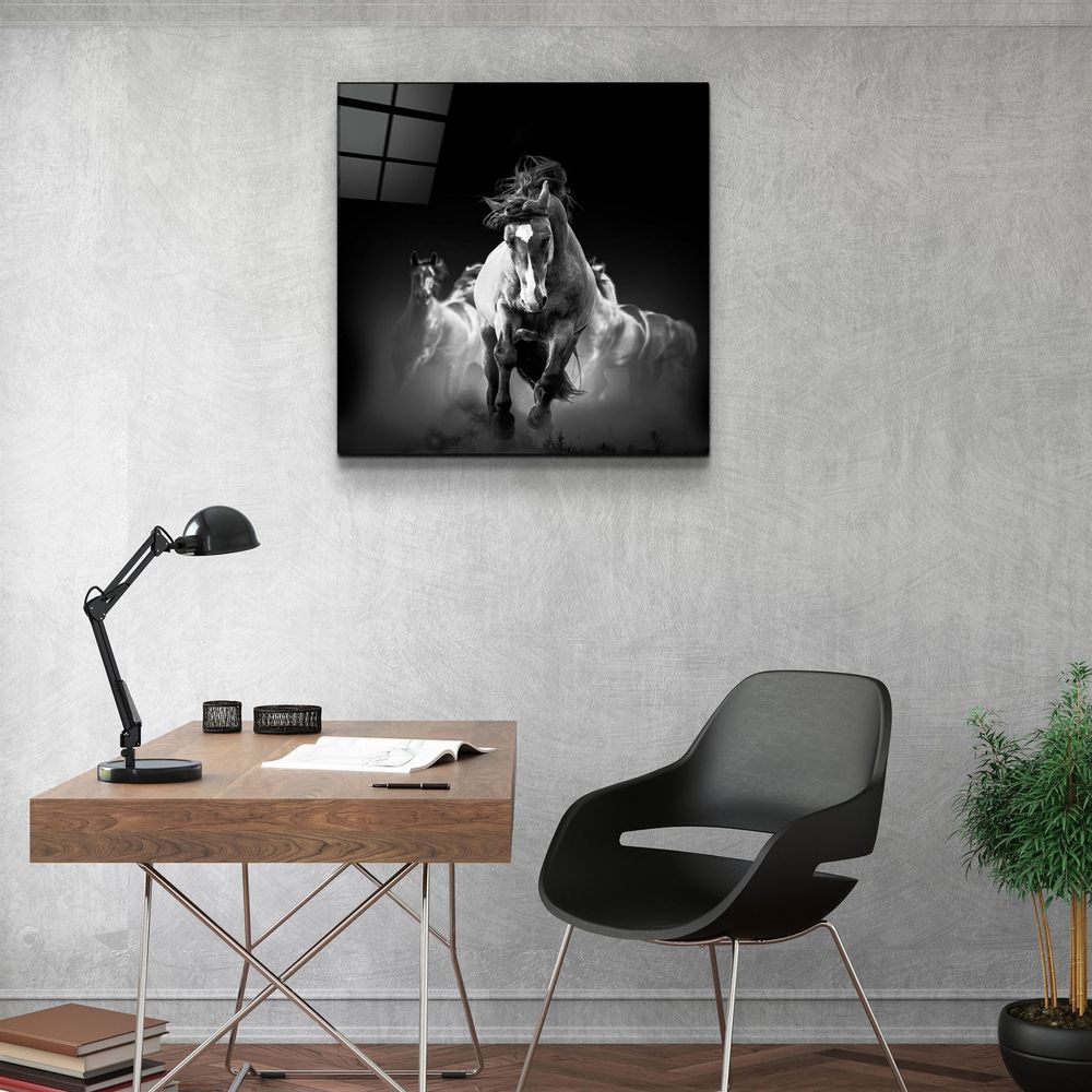 Other wall decoration - ・"Girl with Red Umbrella"・Glass Wall Art | Artdesigna Glass Printing Wall Arts. - ARTDESIGNA