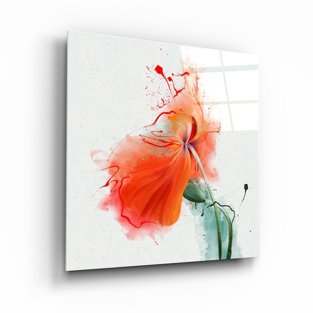 Other wall decoration - ・"Tropical Leaves"・Glass Wall Art | Artdesigna Glass Printing Wall Arts. - ARTDESIGNA