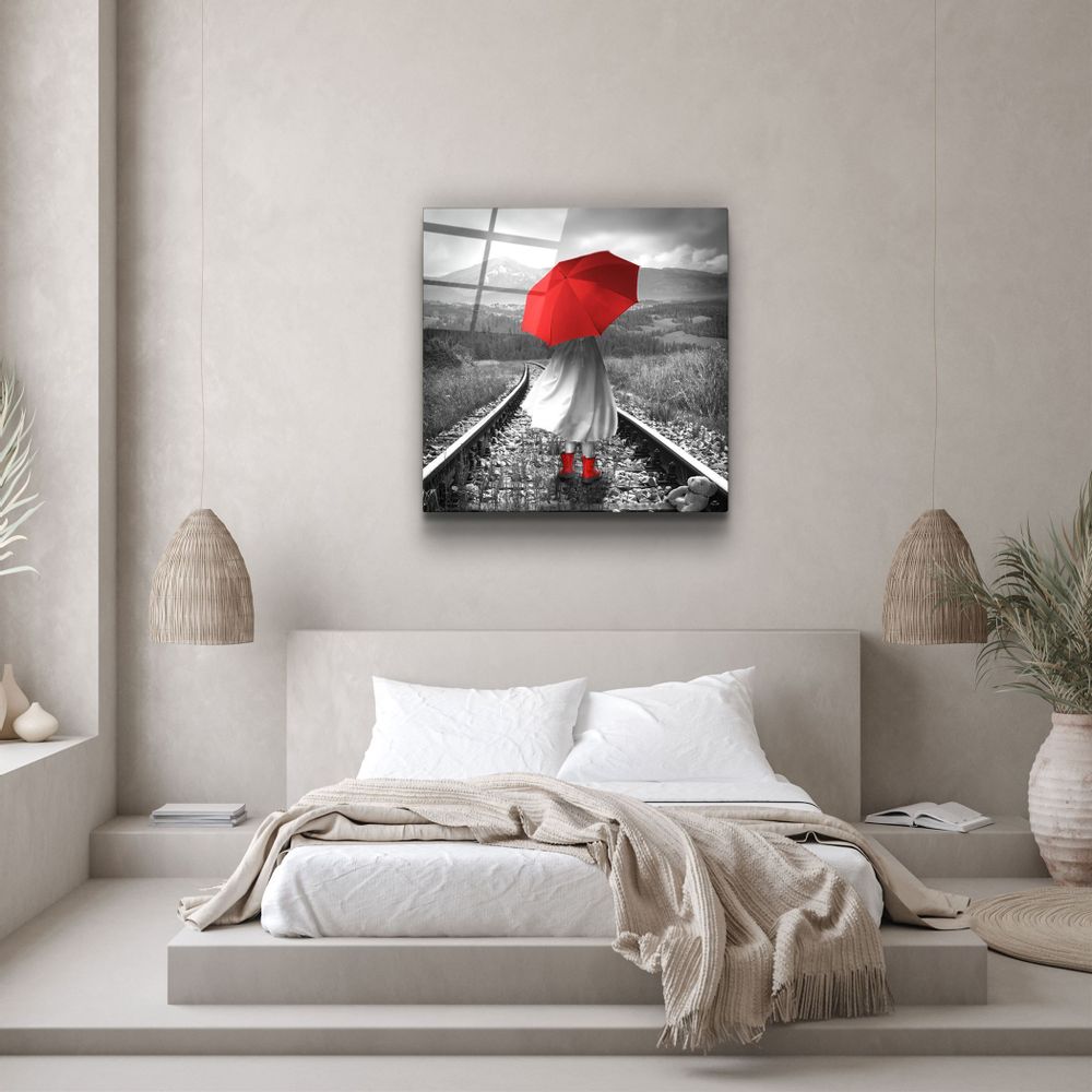 Autres décorations murales - ・"Lake and Mountain Landscape"・Glass Wall Art | Artdesigna Glass Printing Wall Arts. - ARTDESIGNA