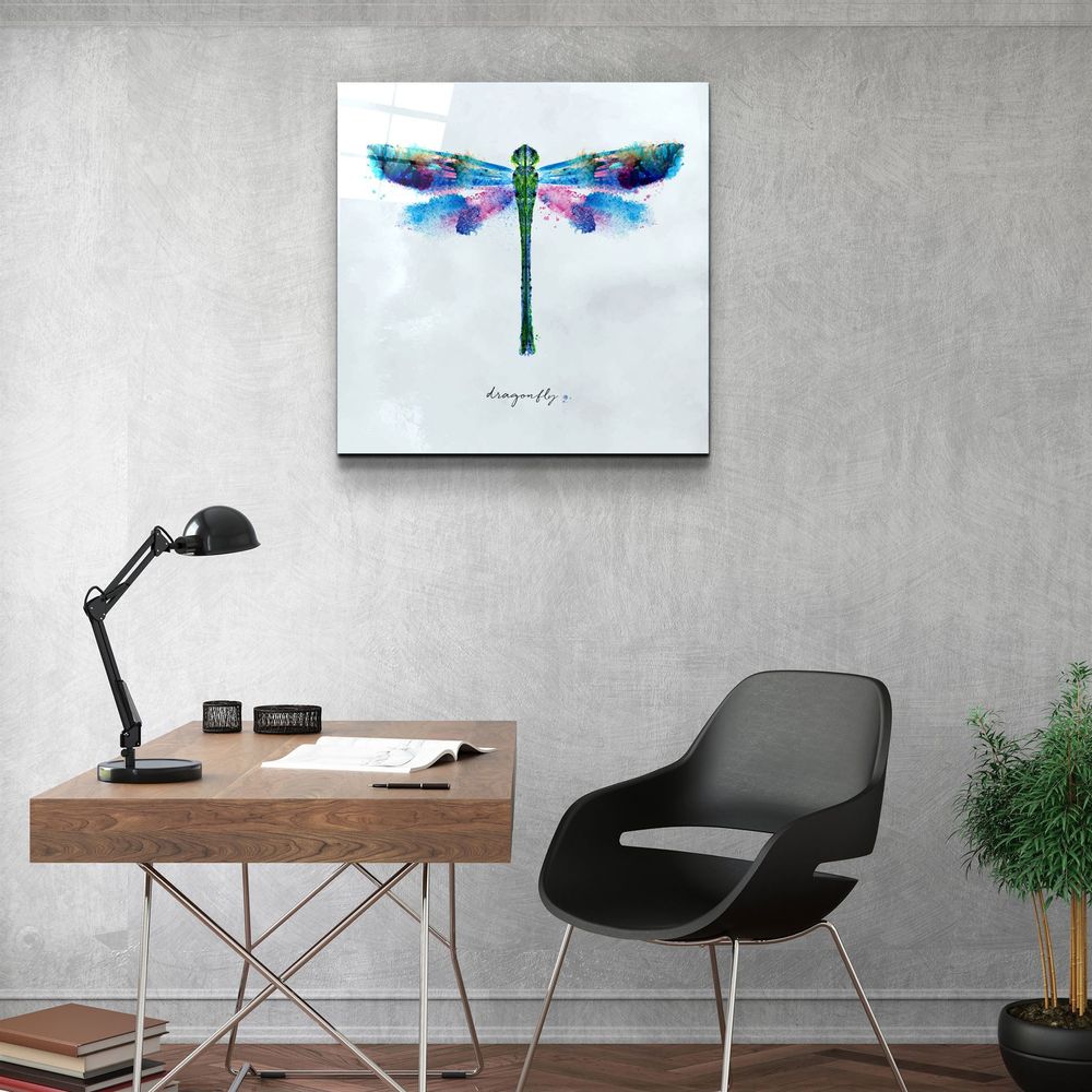 Autres décorations murales - ."Feather Necklace". Glass Wall Art | Artdesigna Glass Printing Wall Arts. - ARTDESIGNA