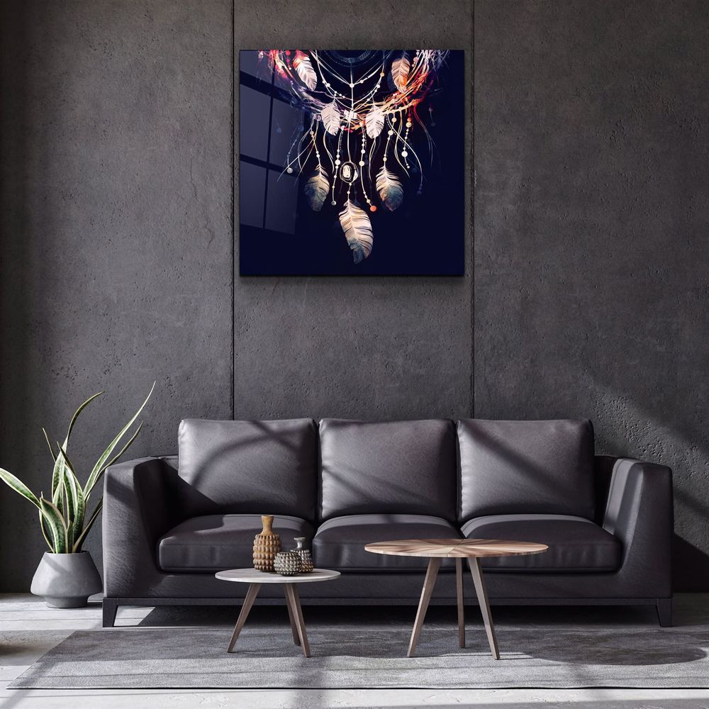 Autres décorations murales - ."Pastel Abstract 1". Glass Wall Art | Artdesigna Glass Printing Wall Arts. - ARTDESIGNA
