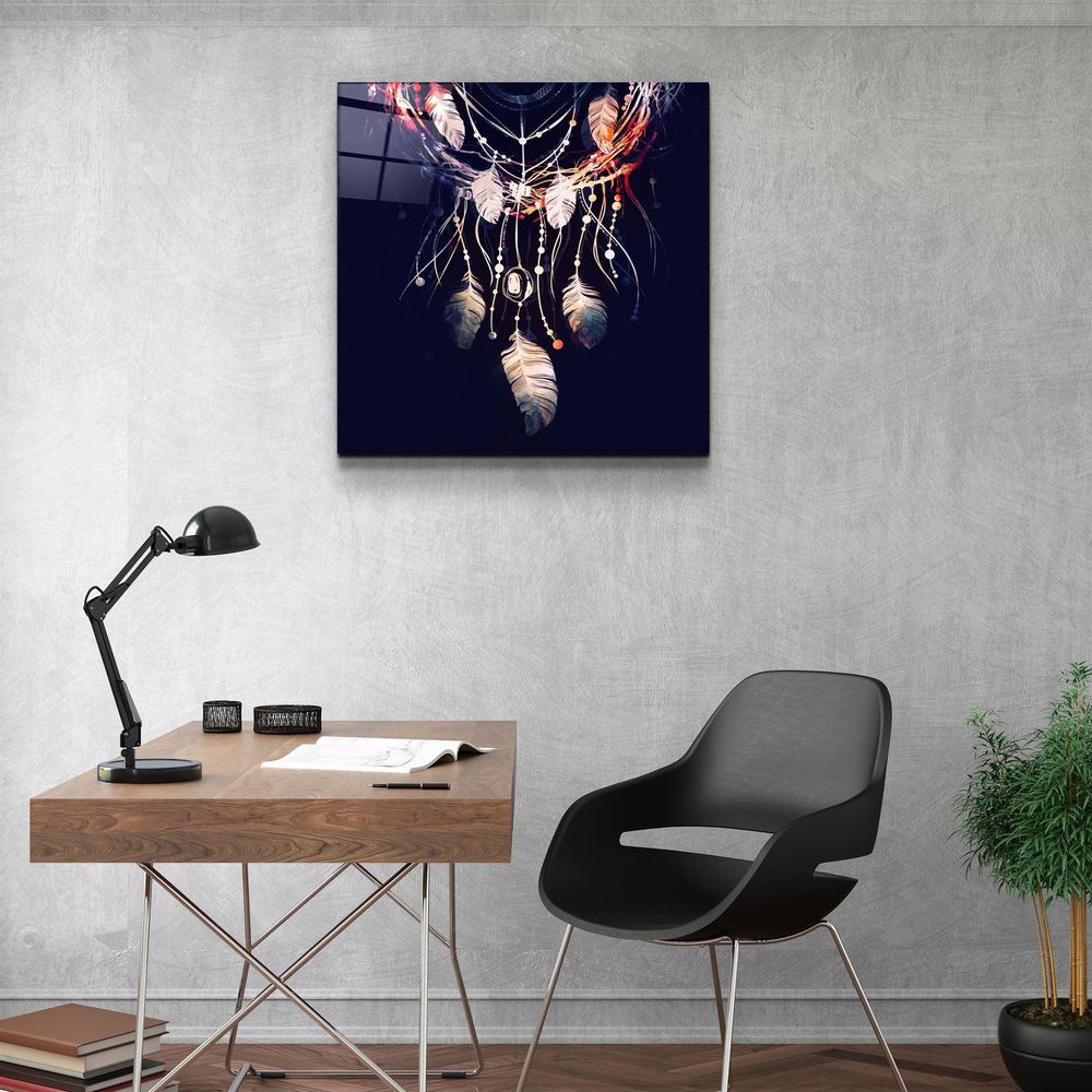 Autres décorations murales - ."Pastel Abstract 1". Glass Wall Art | Artdesigna Glass Printing Wall Arts. - ARTDESIGNA