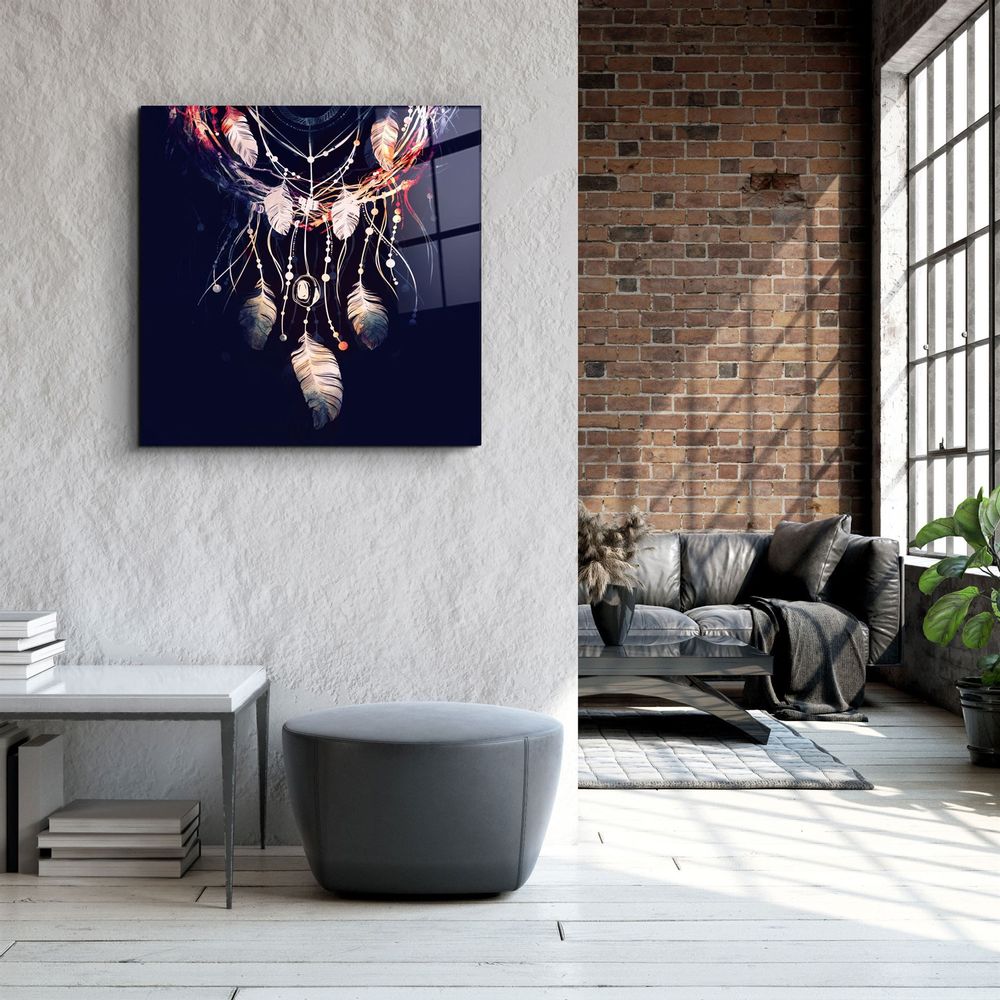 Autres décorations murales - ."Pastel Abstract 1". Glass Wall Art | Artdesigna Glass Printing Wall Arts. - ARTDESIGNA