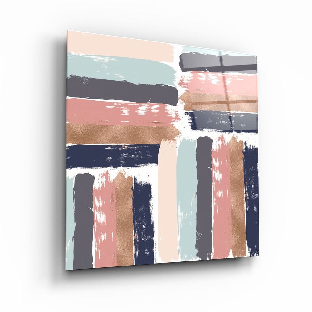 Other wall decoration - ."Moon Drops Gray". Glass Wall Art | Artdesigna Glass Printing Wall Arts. - ARTDESIGNA