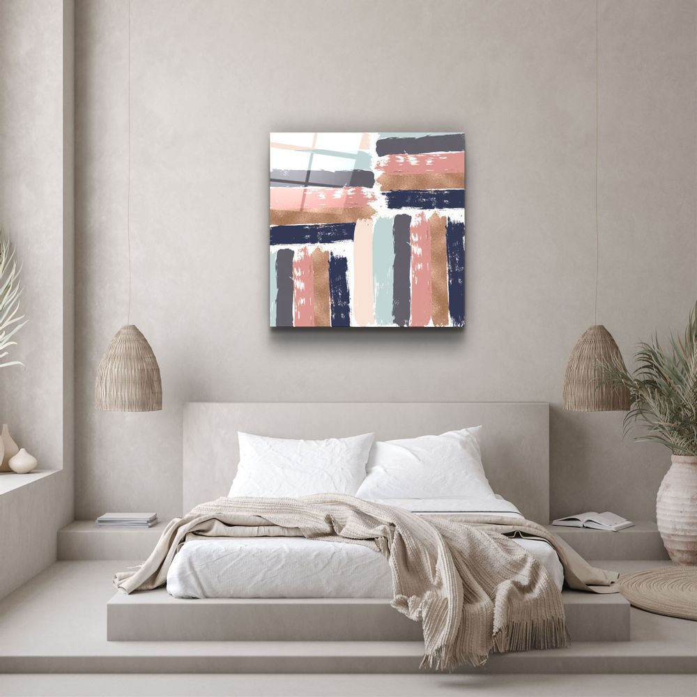 Other wall decoration - ."Moon Drops Gray". Glass Wall Art | Artdesigna Glass Printing Wall Arts. - ARTDESIGNA