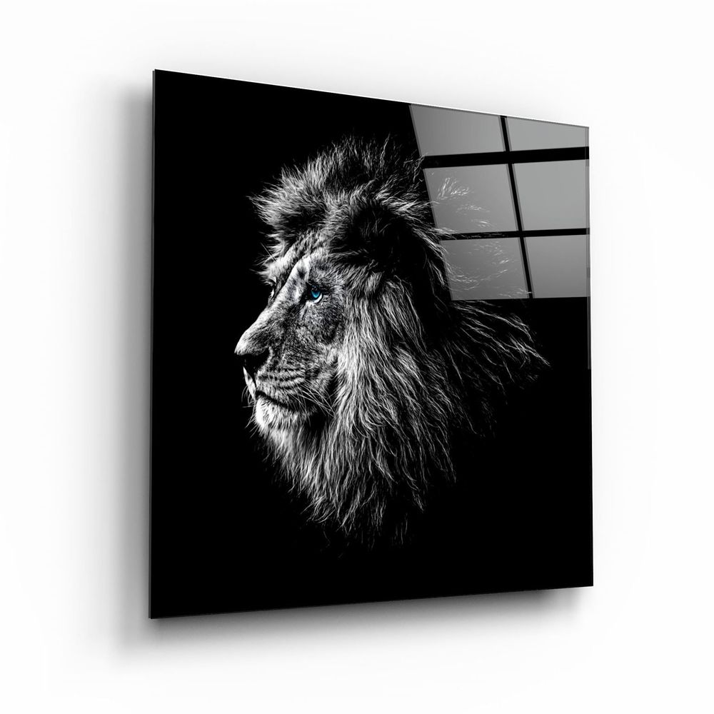 Autres décorations murales - ・"Lion"・Glass Wall Art | Artdesigna Glass Printing Wall Arts. - ARTDESIGNA