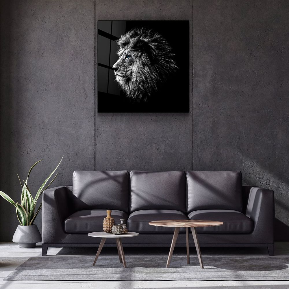 Autres décorations murales - ・"Lion"・Glass Wall Art | Artdesigna Glass Printing Wall Arts. - ARTDESIGNA