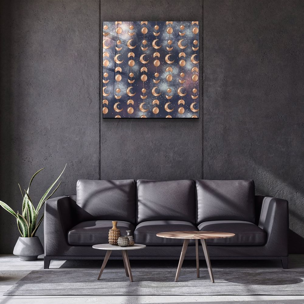 Autres décorations murales - ."Pastel Abstract 2". Glass Wall Art | Artdesigna Glass Printing Wall Arts. - ARTDESIGNA
