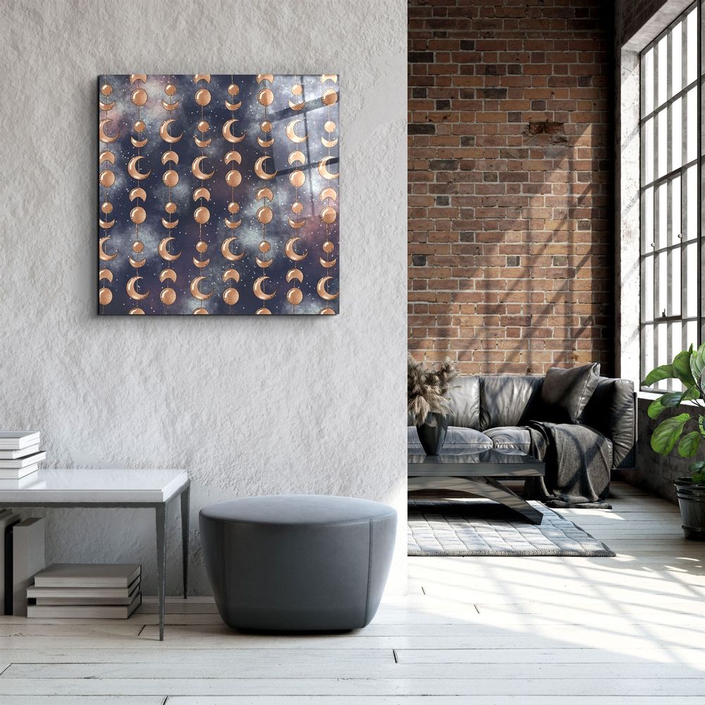 Autres décorations murales - ."Pastel Abstract 2". Glass Wall Art | Artdesigna Glass Printing Wall Arts. - ARTDESIGNA
