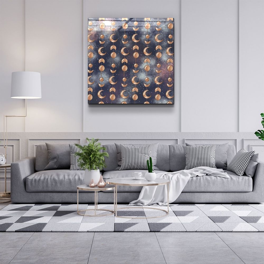 Autres décorations murales - ."Pastel Abstract 2". Glass Wall Art | Artdesigna Glass Printing Wall Arts. - ARTDESIGNA