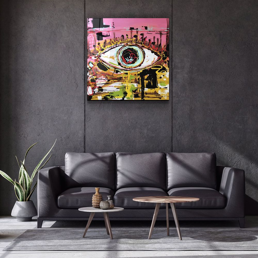 Other wall decoration - ・"Eye Abstract"・Glass Wall Art | Artdesigna Glass Printing Wall Arts. - ARTDESIGNA