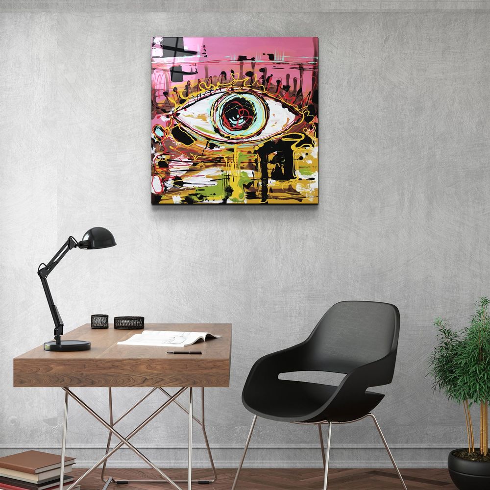 Other wall decoration - ・"Eye Abstract"・Glass Wall Art | Artdesigna Glass Printing Wall Arts. - ARTDESIGNA