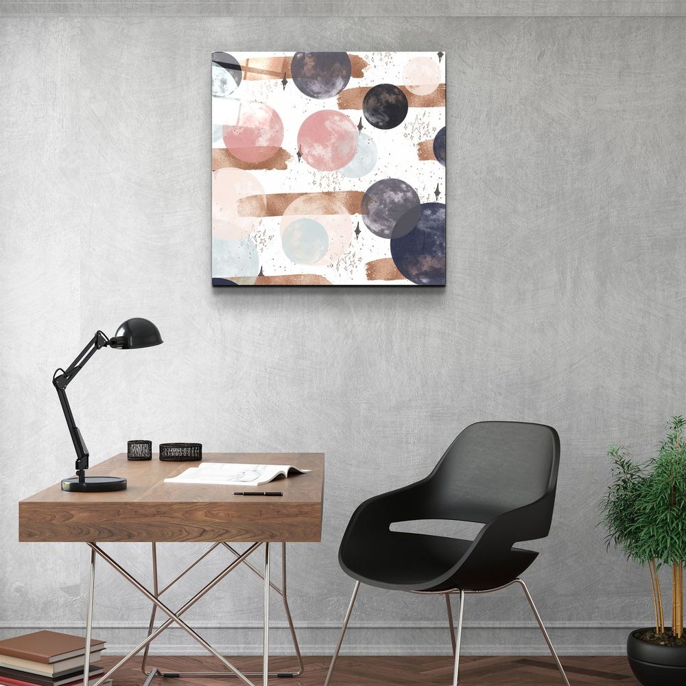 Autres décorations murales - ."Pastel Abstract 3". Glass Wall Art | Artdesigna Glass Printing Wall Arts. - ARTDESIGNA