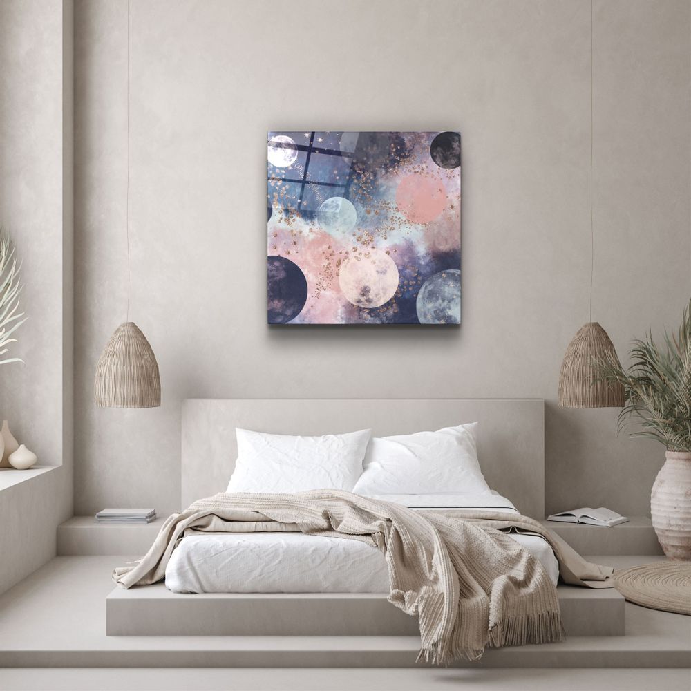 Other wall decoration - ."Pastel Abstract 5". Glass Wall Art | Artdesigna Glass Printing Wall Arts. - ARTDESIGNA