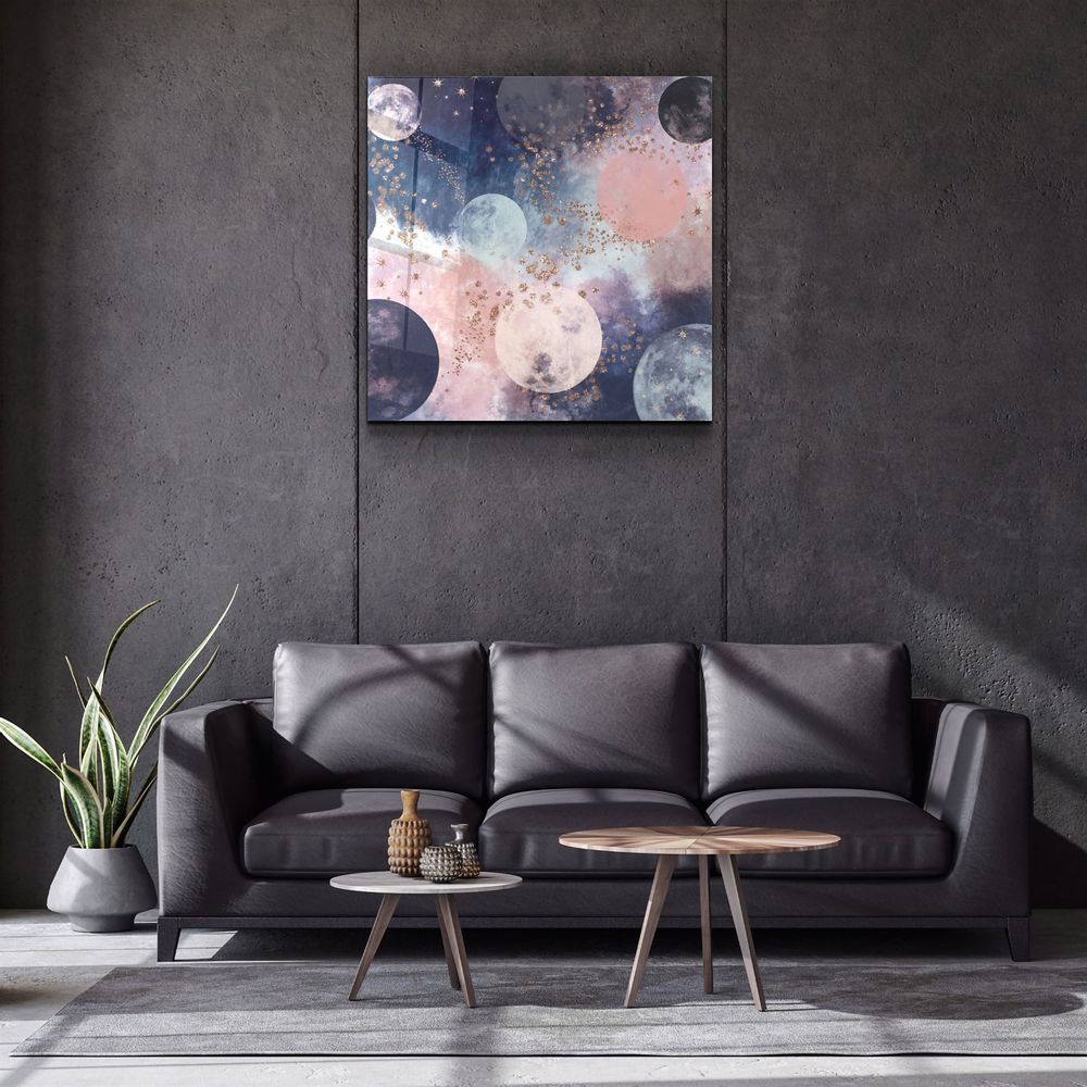 Other wall decoration - ."Pastel Abstract 5". Glass Wall Art | Artdesigna Glass Printing Wall Arts. - ARTDESIGNA