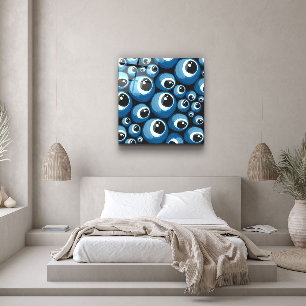 Other wall decoration - ・"Eyeballs"・Glass Wall Art | Artdesigna Glass Printing Wall Arts. - ARTDESIGNA