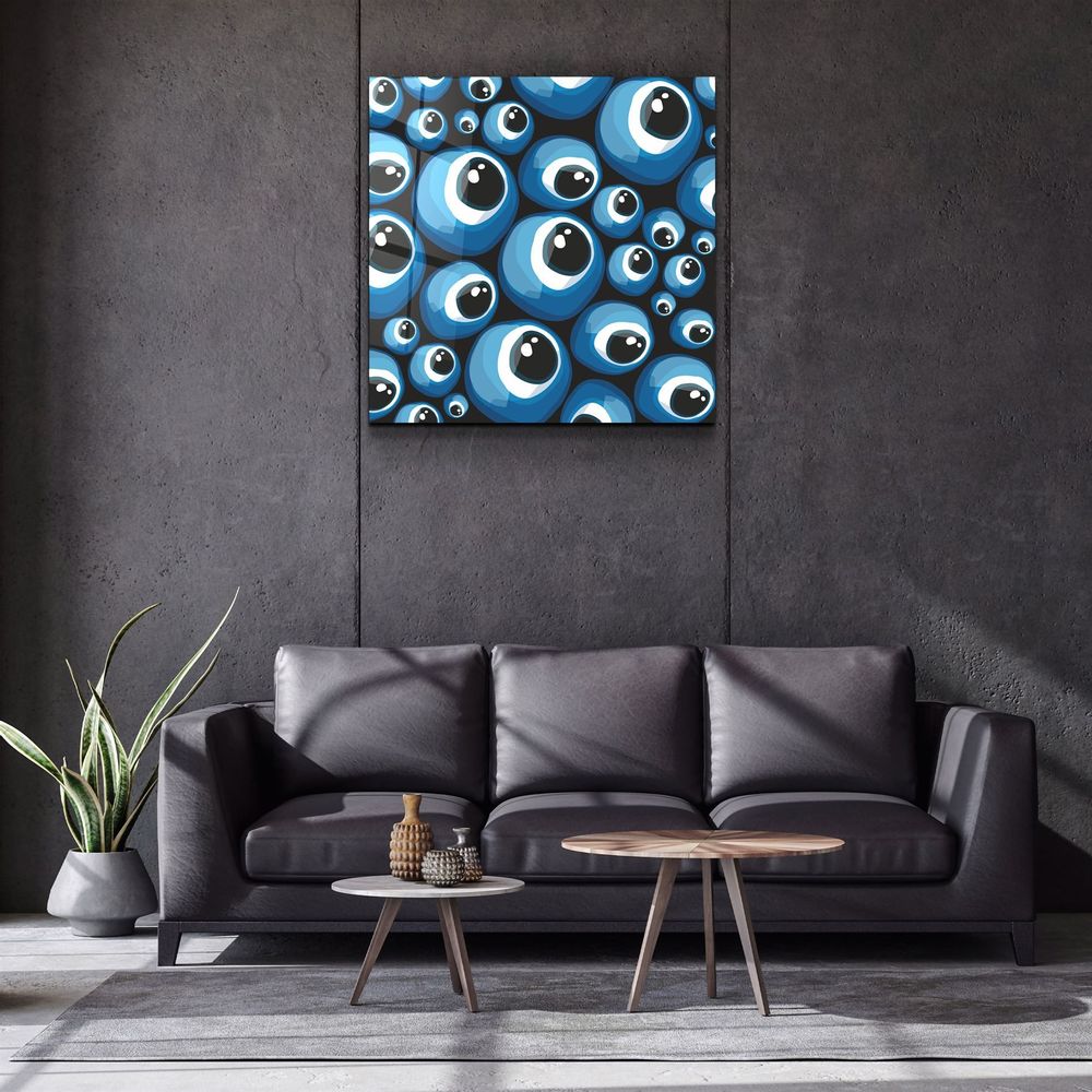 Other wall decoration - ・"Eyeballs"・Glass Wall Art | Artdesigna Glass Printing Wall Arts. - ARTDESIGNA