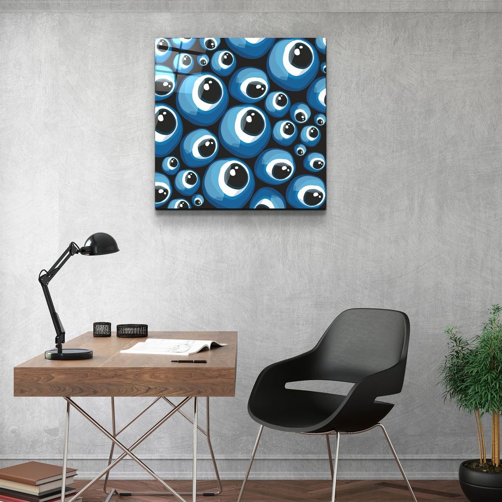 Other wall decoration - ・"Eyeballs"・Glass Wall Art | Artdesigna Glass Printing Wall Arts. - ARTDESIGNA