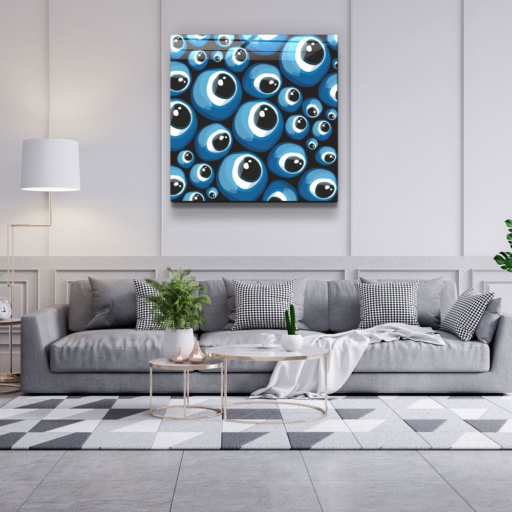 Other wall decoration - ・"Eyeballs"・Glass Wall Art | Artdesigna Glass Printing Wall Arts. - ARTDESIGNA
