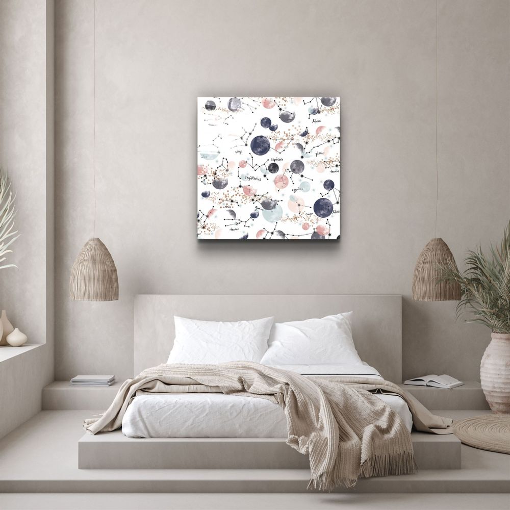 Other wall decoration - ."Pastel Abstract 7". Glass Wall Art | Artdesigna Glass Printing Wall Arts. - ARTDESIGNA