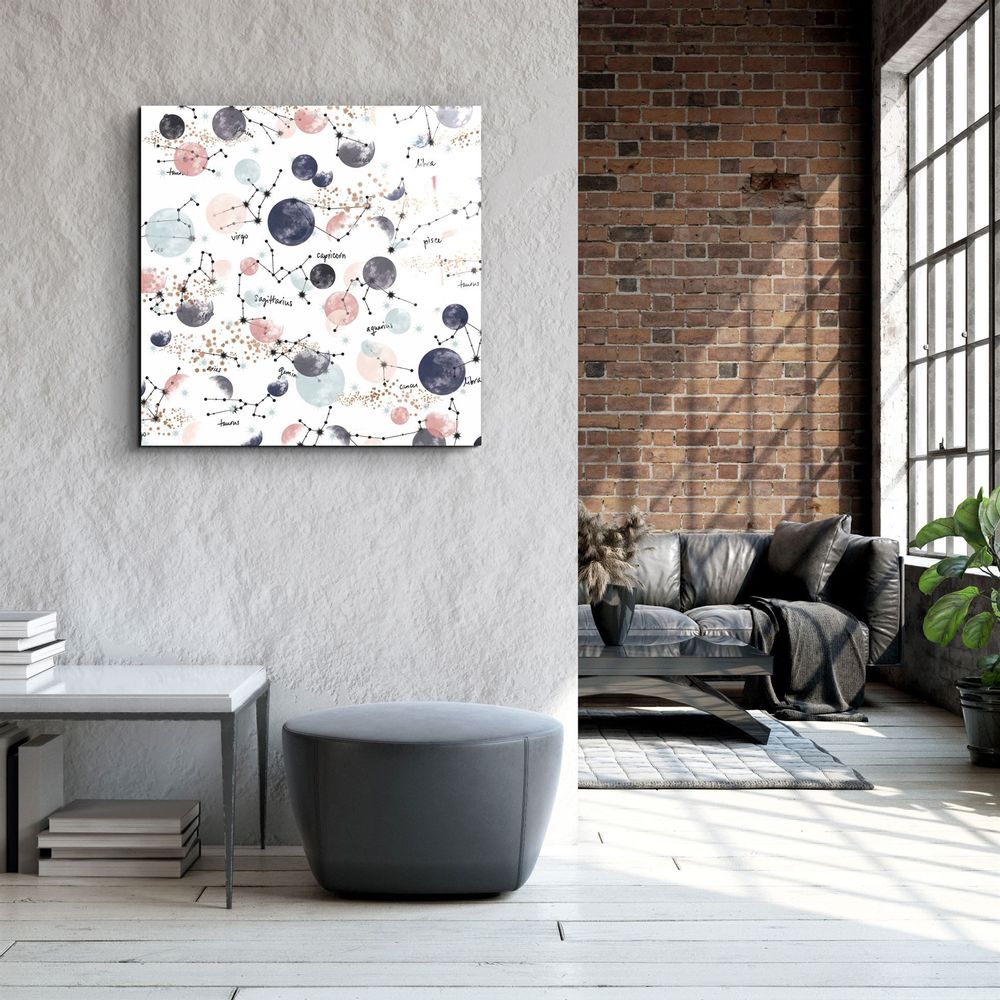 Other wall decoration - ."Pastel Abstract 7". Glass Wall Art | Artdesigna Glass Printing Wall Arts. - ARTDESIGNA