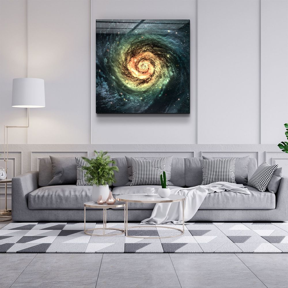 Other wall decoration - ・"In the Space-1"・Glass Wall Art | Artdesigna Glass Printing Wall Arts. - ARTDESIGNA