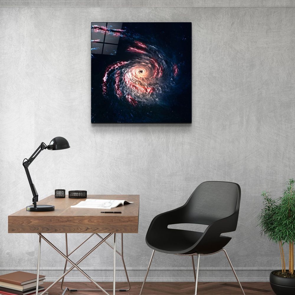 Other wall decoration - ・"In the Space-5"・Glass Wall Art | Artdesigna Glass Printing Wall Arts. - ARTDESIGNA