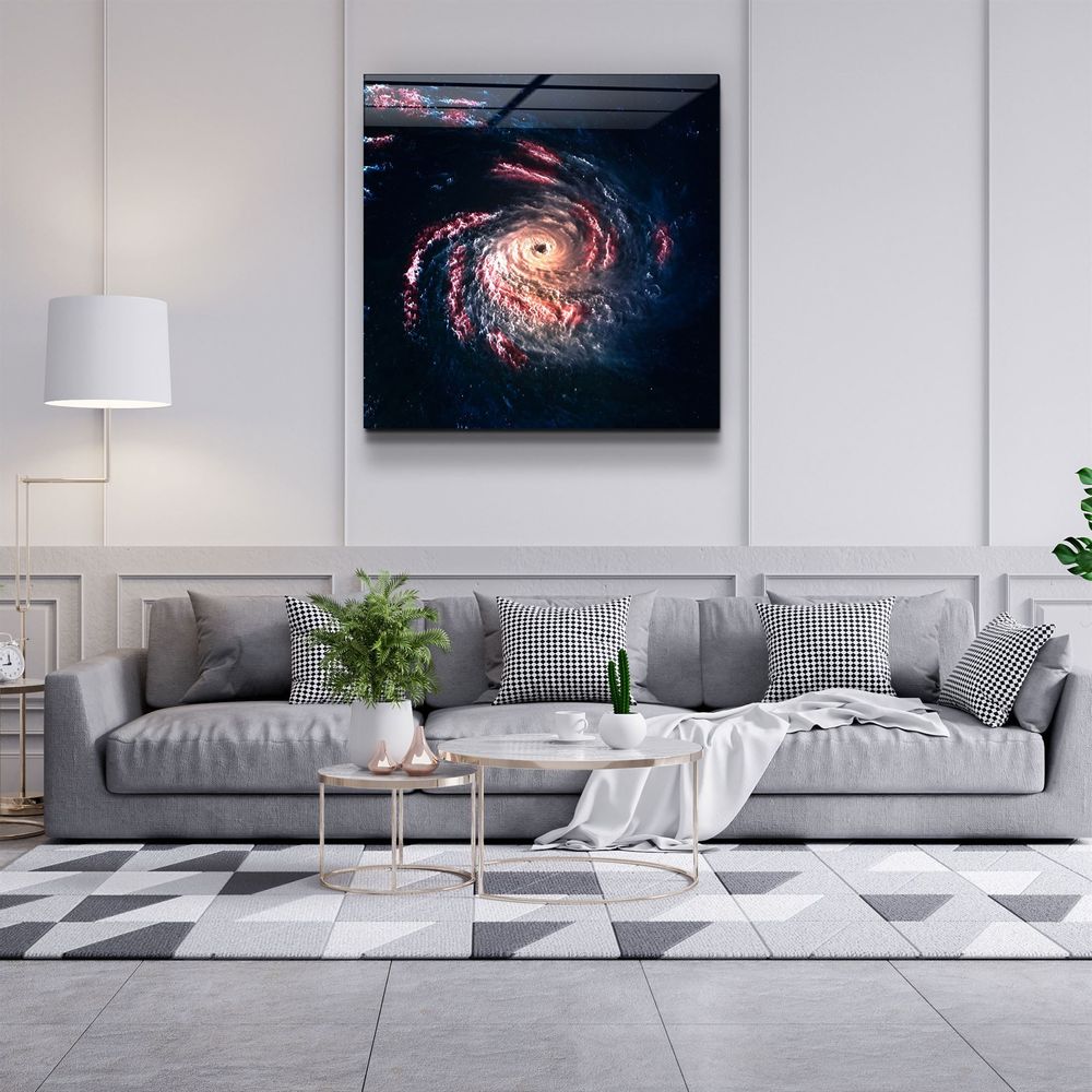 Other wall decoration - ・"In the Space-5"・Glass Wall Art | Artdesigna Glass Printing Wall Arts. - ARTDESIGNA