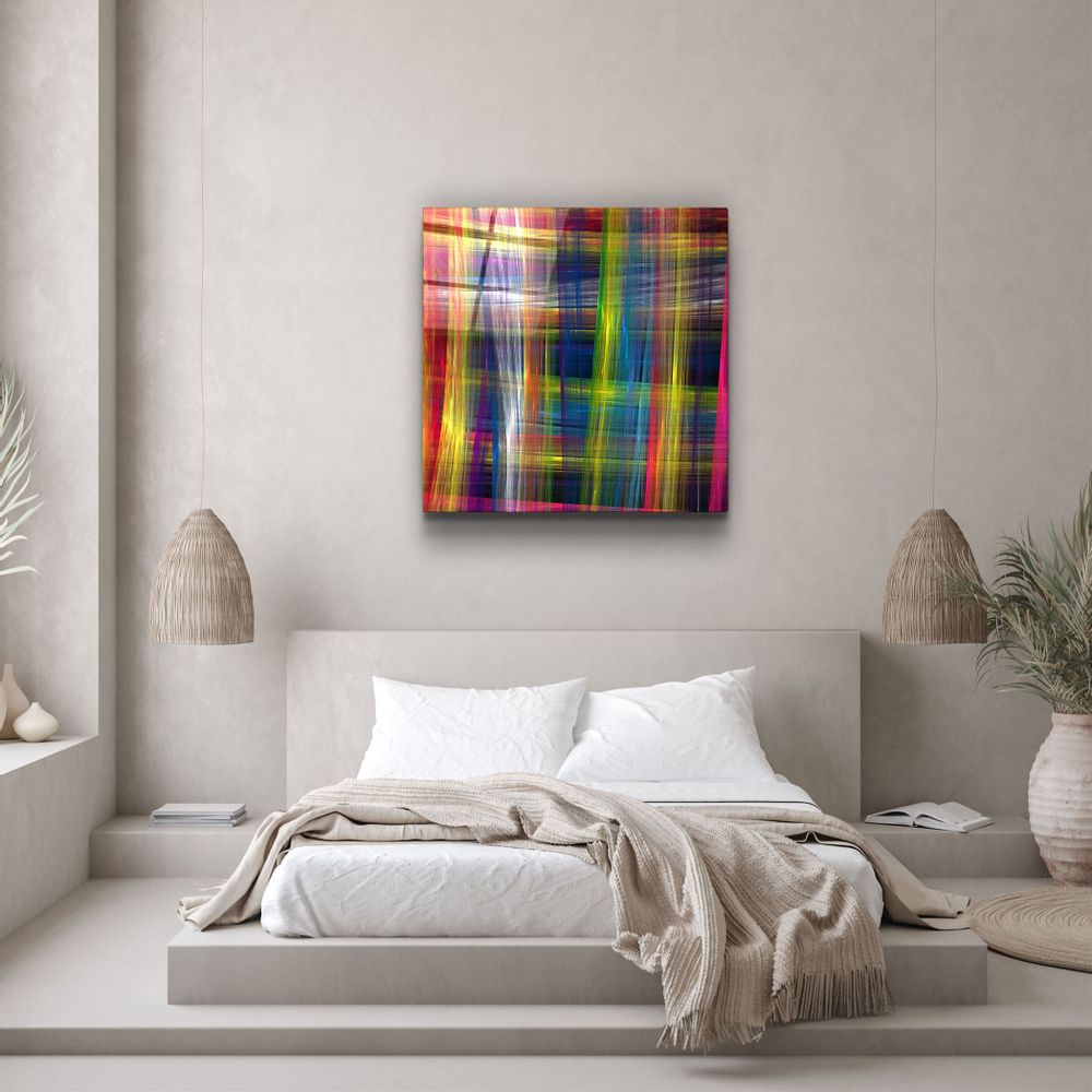 Other wall decoration - ・"Colorful Silk"・Glass Wall Art | Artdesigna Glass Printing Wall Arts. - ARTDESIGNA