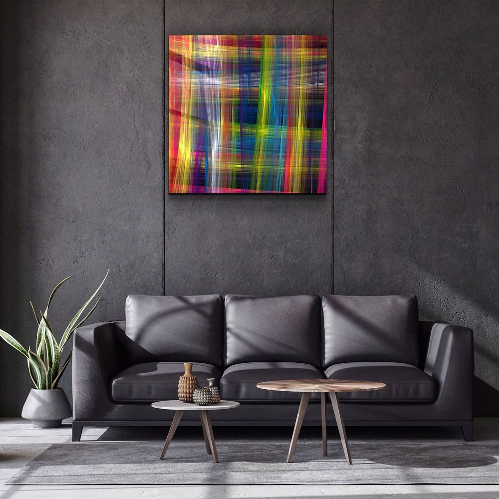 Other wall decoration - ・"Colorful Silk"・Glass Wall Art | Artdesigna Glass Printing Wall Arts. - ARTDESIGNA