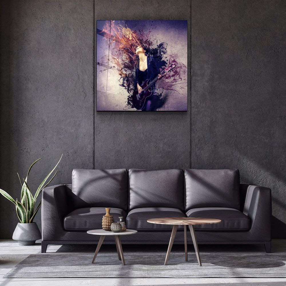 Other wall decoration - ・"Rockinky"・Glass Wall Art | Artdesigna Glass Printing Wall Arts. - ARTDESIGNA
