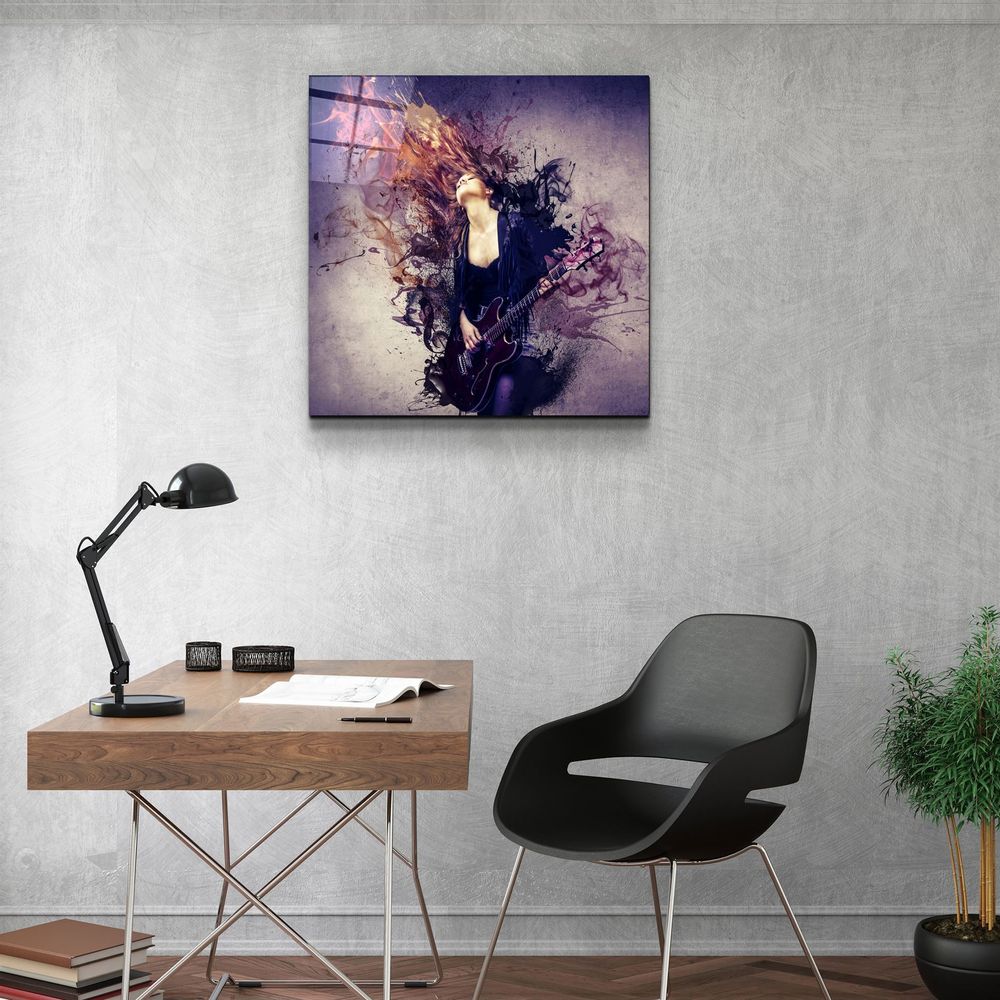 Other wall decoration - ・"Rockinky"・Glass Wall Art | Artdesigna Glass Printing Wall Arts. - ARTDESIGNA