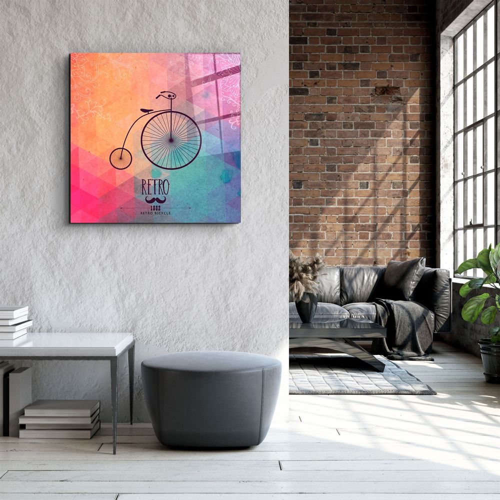 Other wall decoration - ・"Cyclebi"・Glass Wall Art | Artdesigna Glass Printing Wall Arts. - ARTDESIGNA