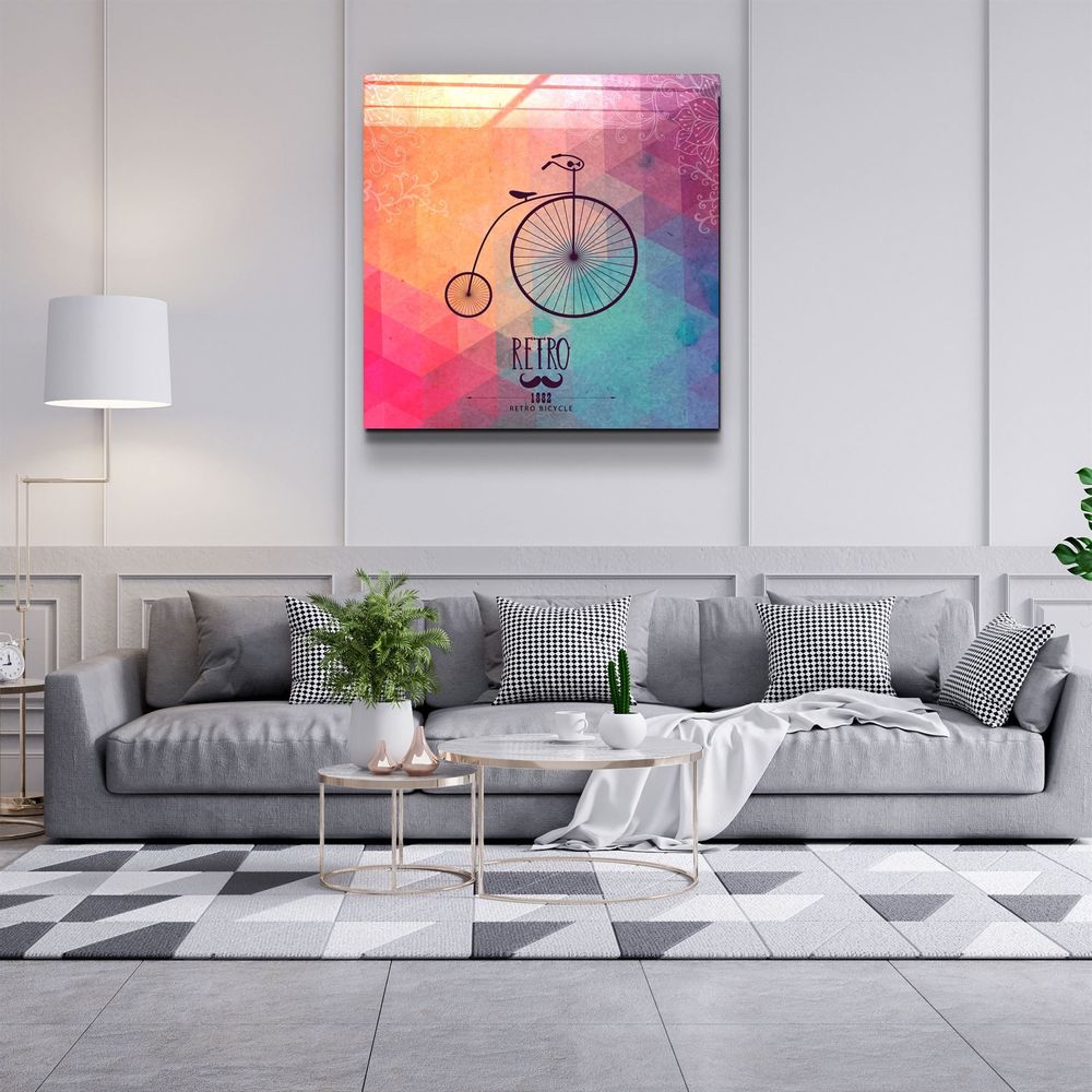 Other wall decoration - ・"Cyclebi"・Glass Wall Art | Artdesigna Glass Printing Wall Arts. - ARTDESIGNA