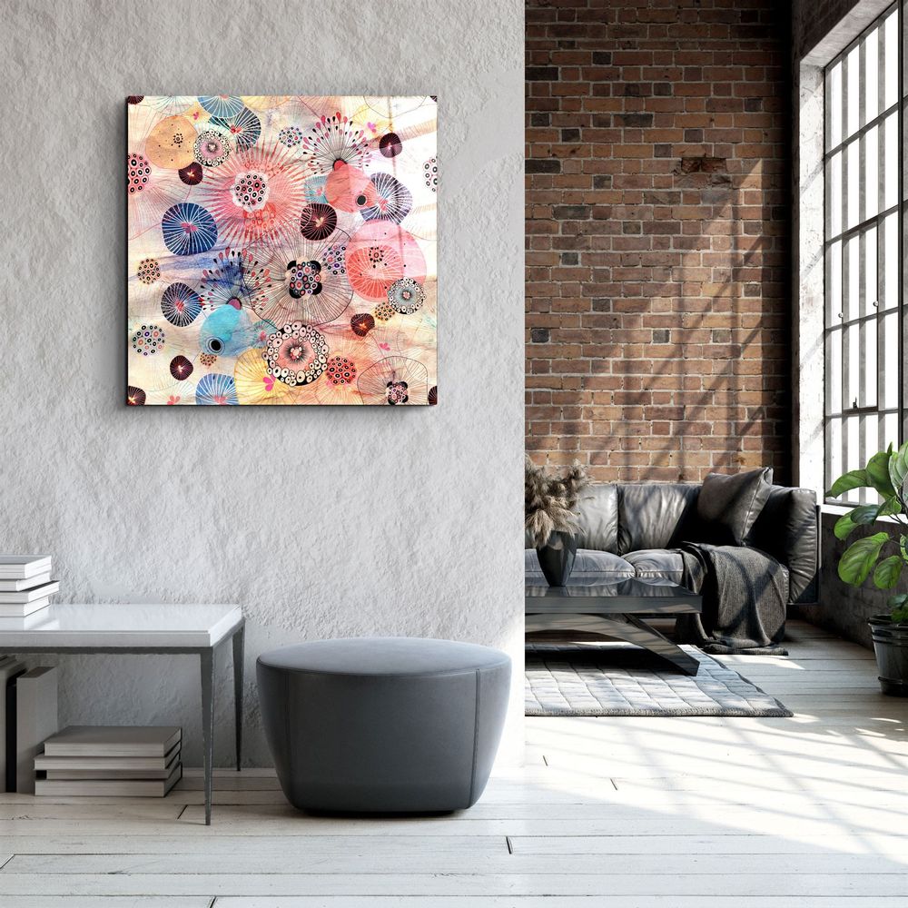 Other wall decoration - ・"Jellyfish"・Glass Wall Art | Artdesigna Glass Printing Wall Arts. - ARTDESIGNA