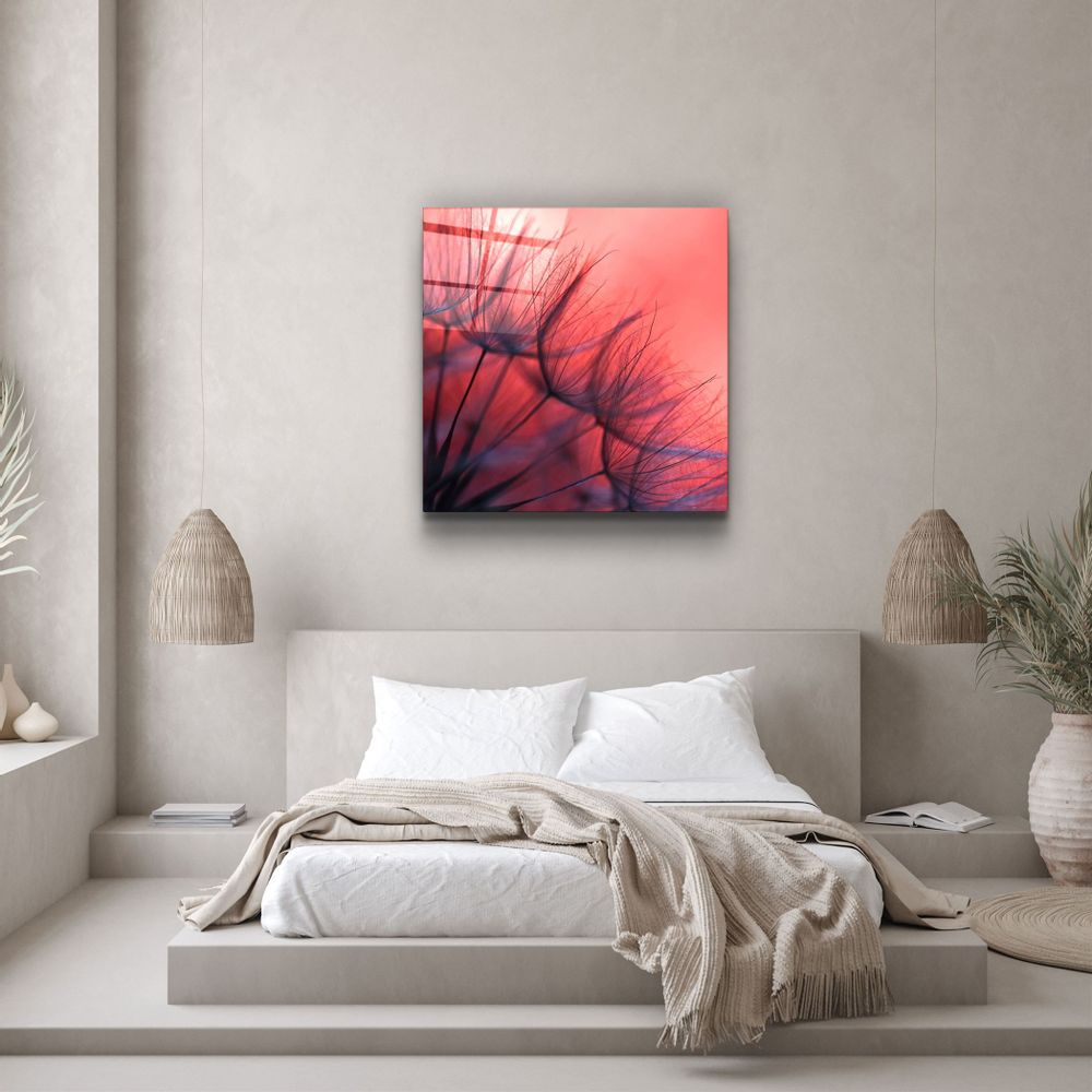 Other wall decoration - ・"Flower & Sunset"・Glass Wall Art | Artdesigna Glass Printing Wall Arts. - ARTDESIGNA