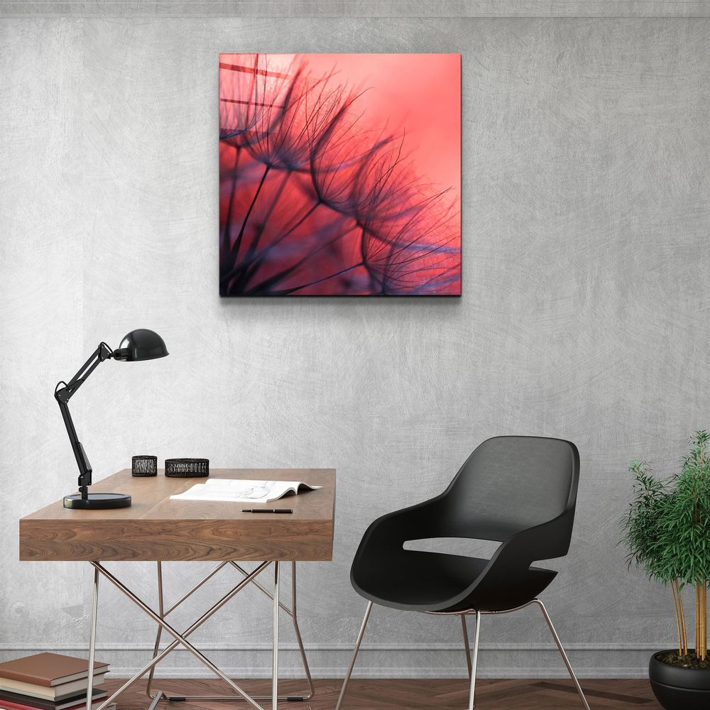 Other wall decoration - ・"Flower & Sunset"・Glass Wall Art | Artdesigna Glass Printing Wall Arts. - ARTDESIGNA