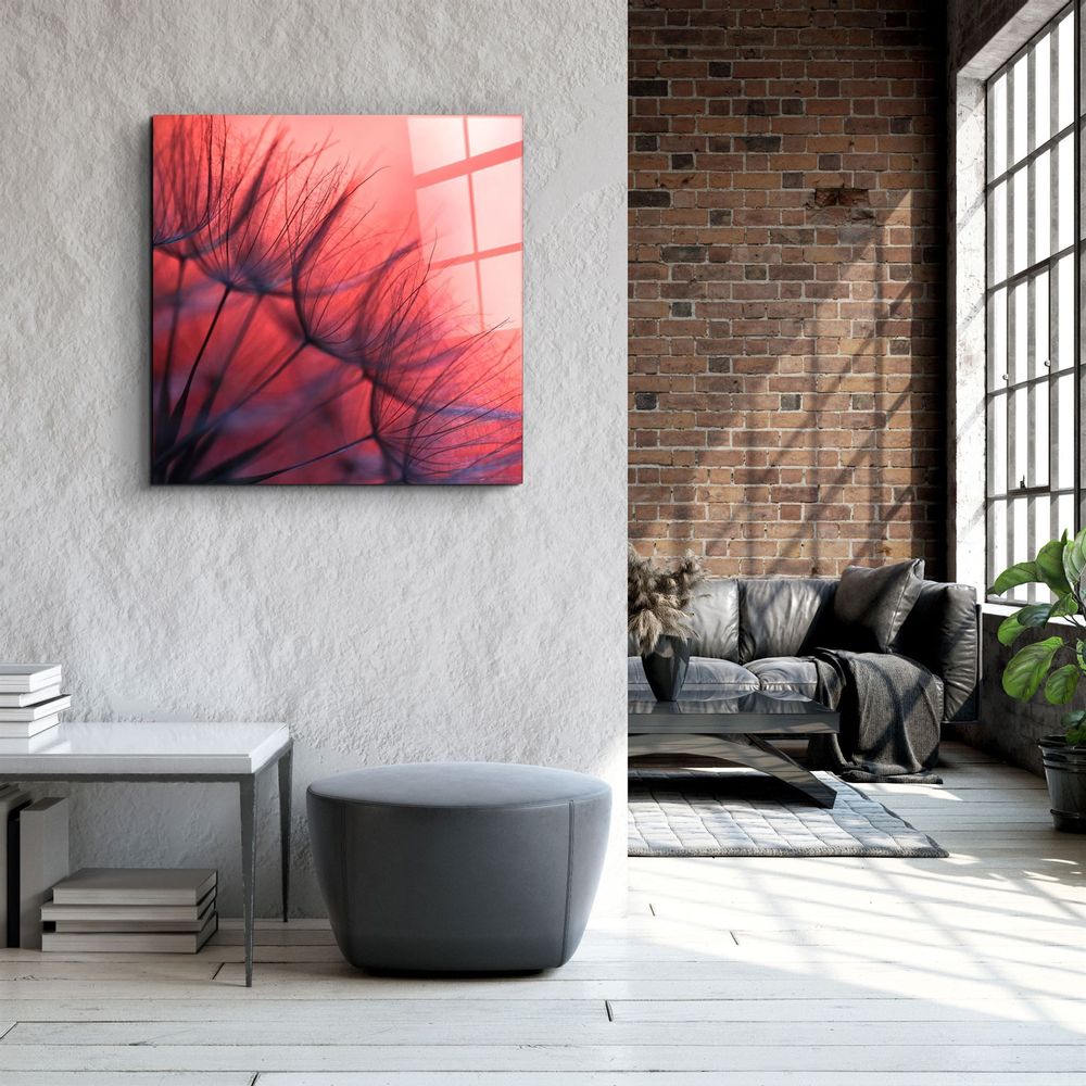 Other wall decoration - ・"Flower & Sunset"・Glass Wall Art | Artdesigna Glass Printing Wall Arts. - ARTDESIGNA