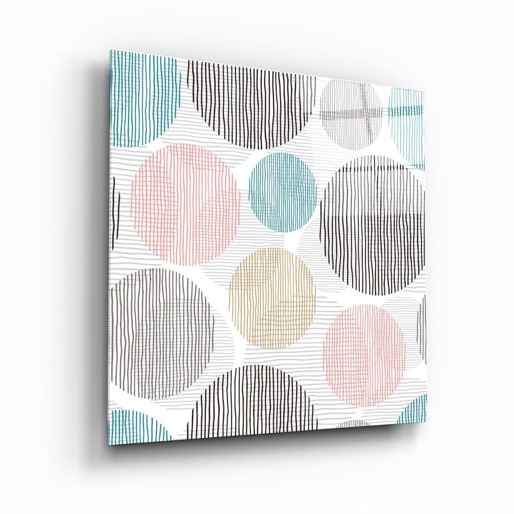 Autres décorations murales - ・"Dots"・Glass Wall Art | Artdesigna Glass Printing Wall Arts. - ARTDESIGNA