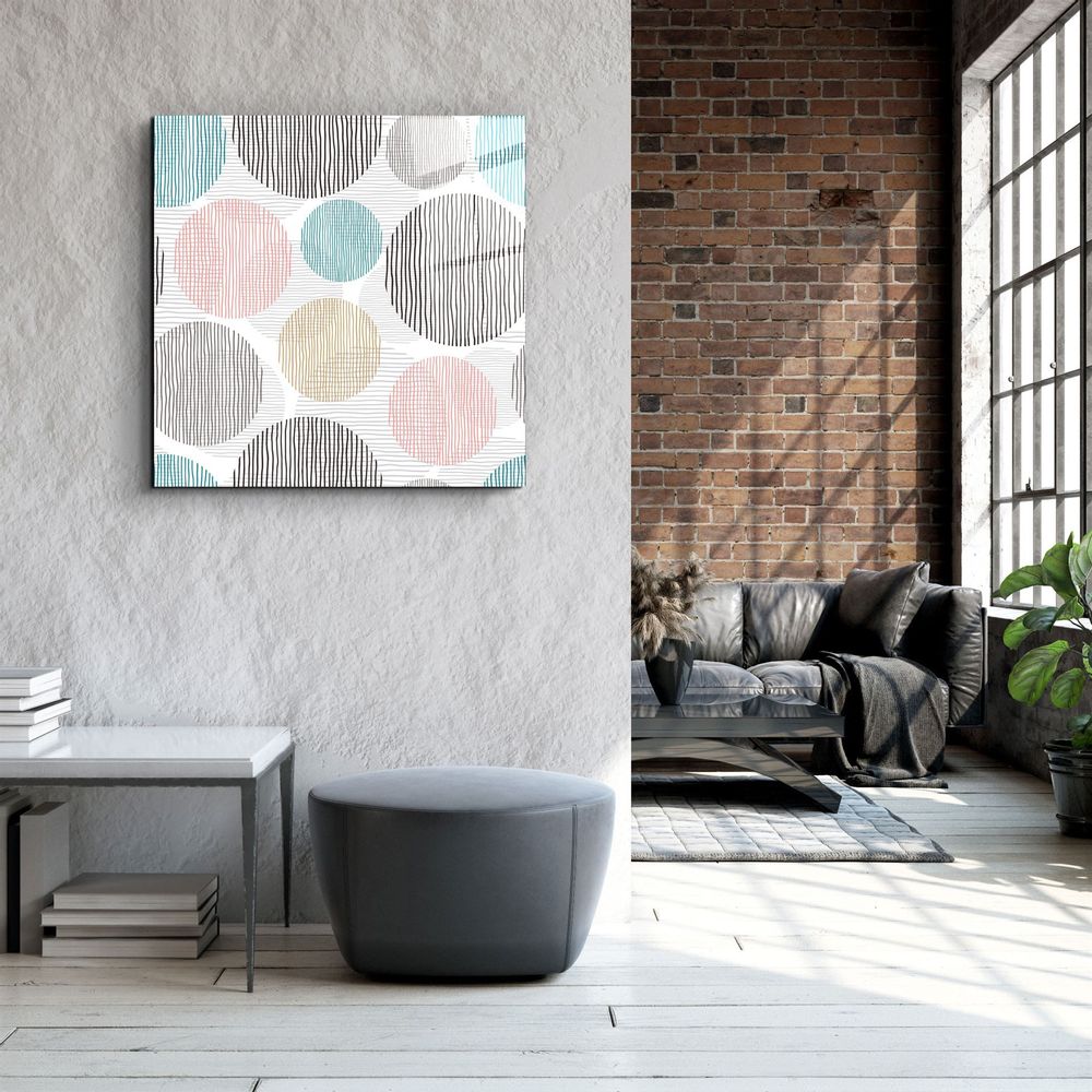 Autres décorations murales - ・"Dots"・Glass Wall Art | Artdesigna Glass Printing Wall Arts. - ARTDESIGNA