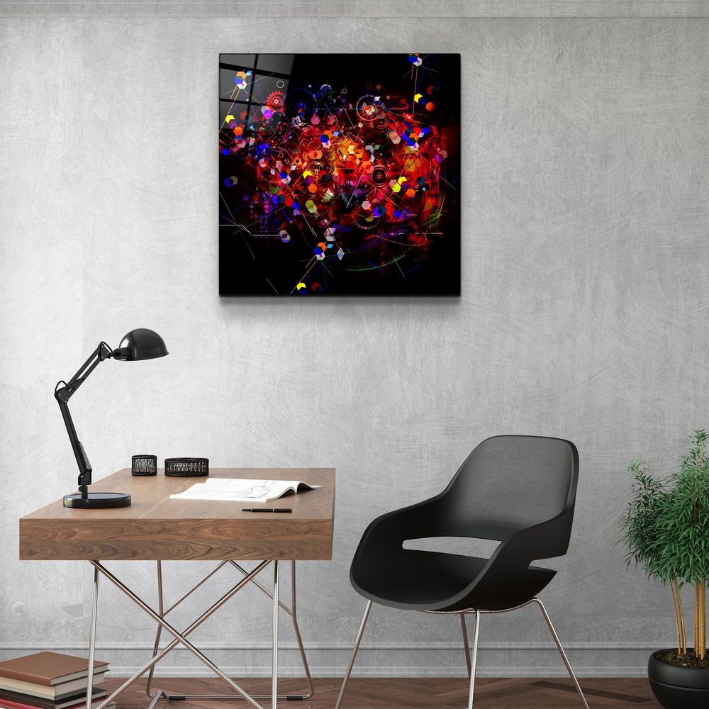 Other wall decoration - ・"Abstract Colors"・Glass Wall Art | Artdesigna Glass Printing Wall Arts. - ARTDESIGNA