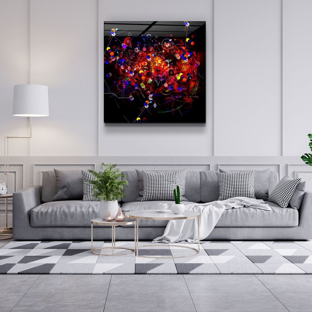 Other wall decoration - ・"Abstract Colors"・Glass Wall Art | Artdesigna Glass Printing Wall Arts. - ARTDESIGNA