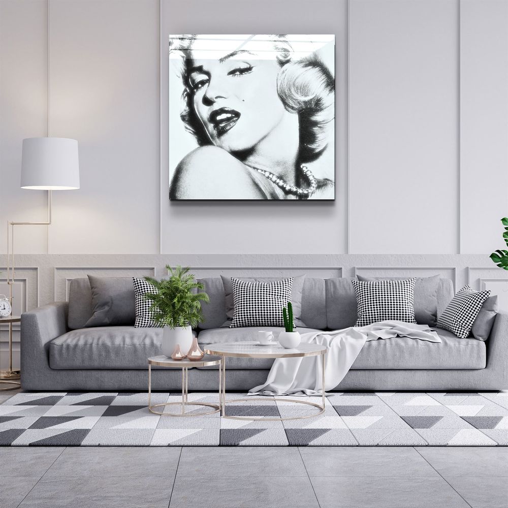 Autres décorations murales - ・"Marilyn Monroe"・Glass Wall Art | Artdesigna Glass Printing Wall Arts. - ARTDESIGNA