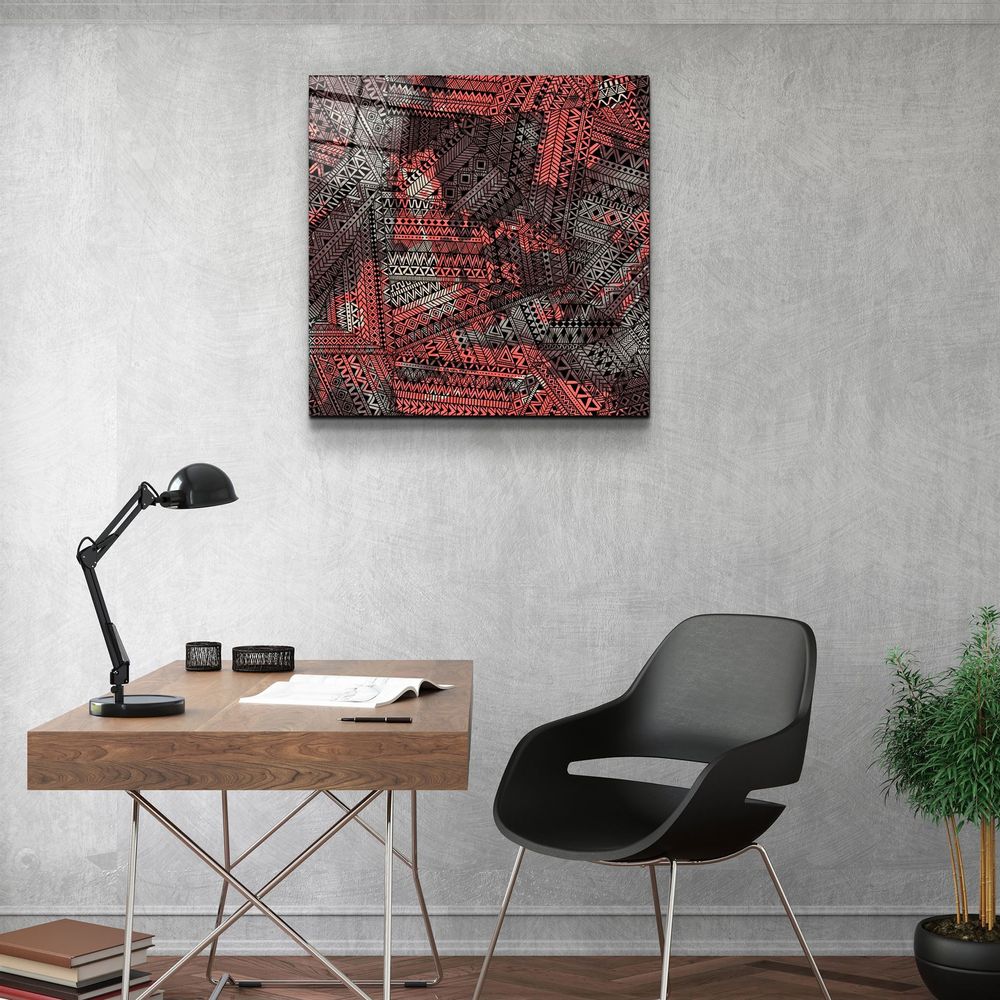 Autres décorations murales - ・"Abstract Patterns"・Glass Wall Art | Artdesigna Glass Printing Wall Arts. - ARTDESIGNA
