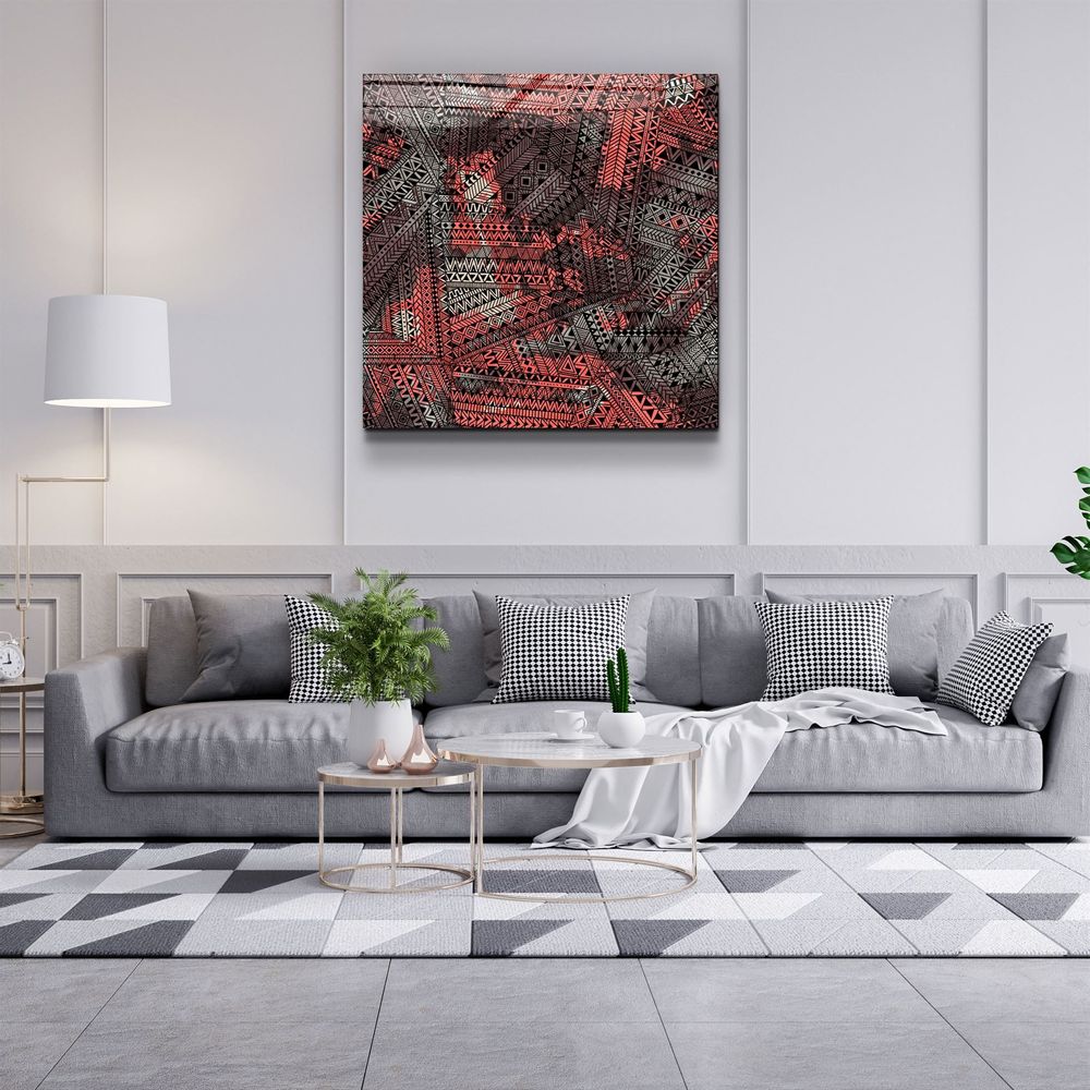 Autres décorations murales - ・"Abstract Patterns"・Glass Wall Art | Artdesigna Glass Printing Wall Arts. - ARTDESIGNA
